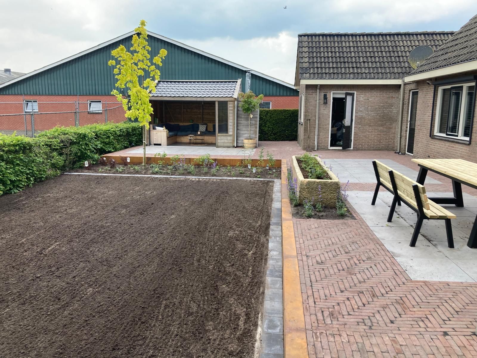 Tuinaanleg in Heemserveen