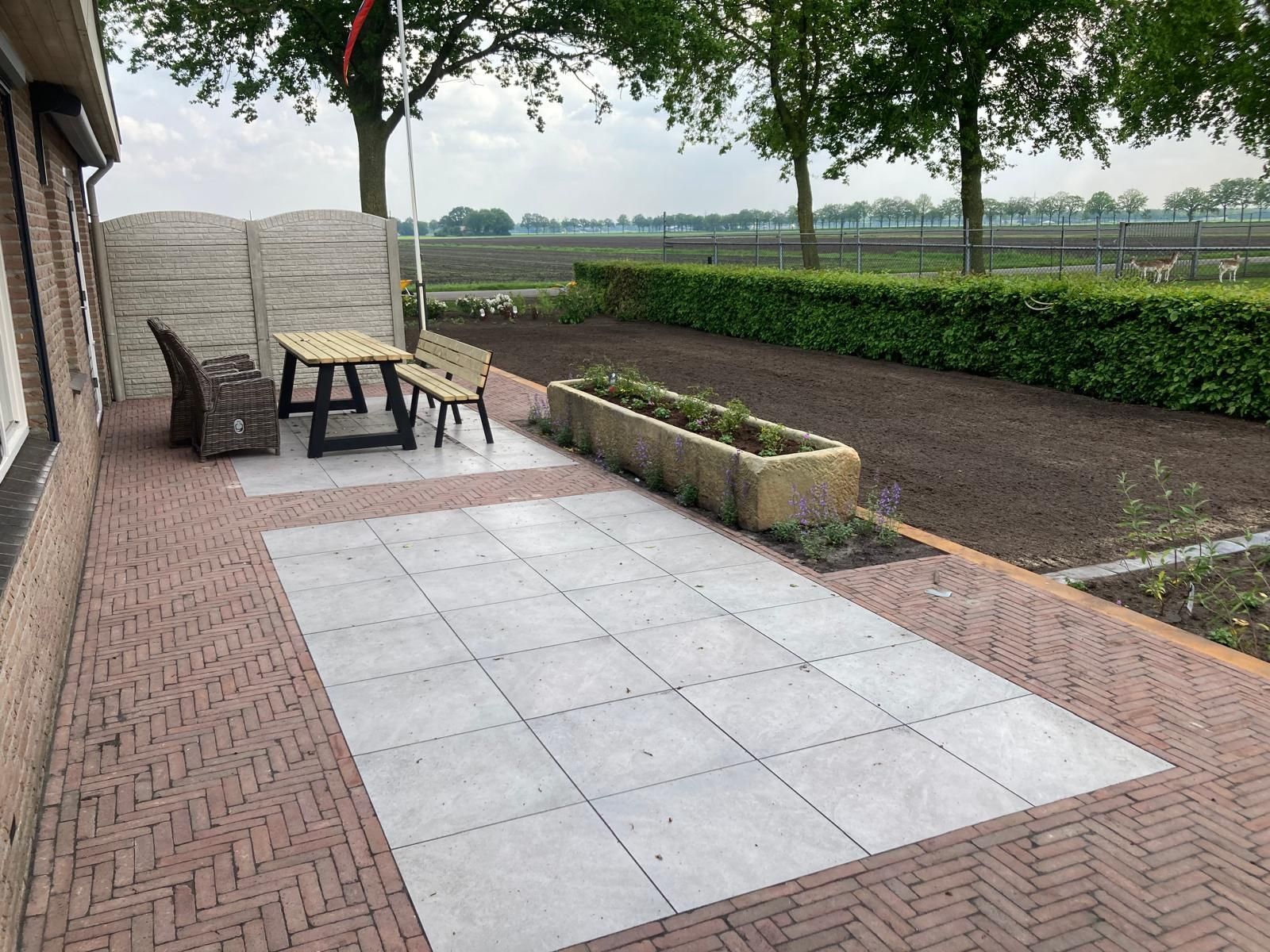 Tuinaanleg in Heemserveen