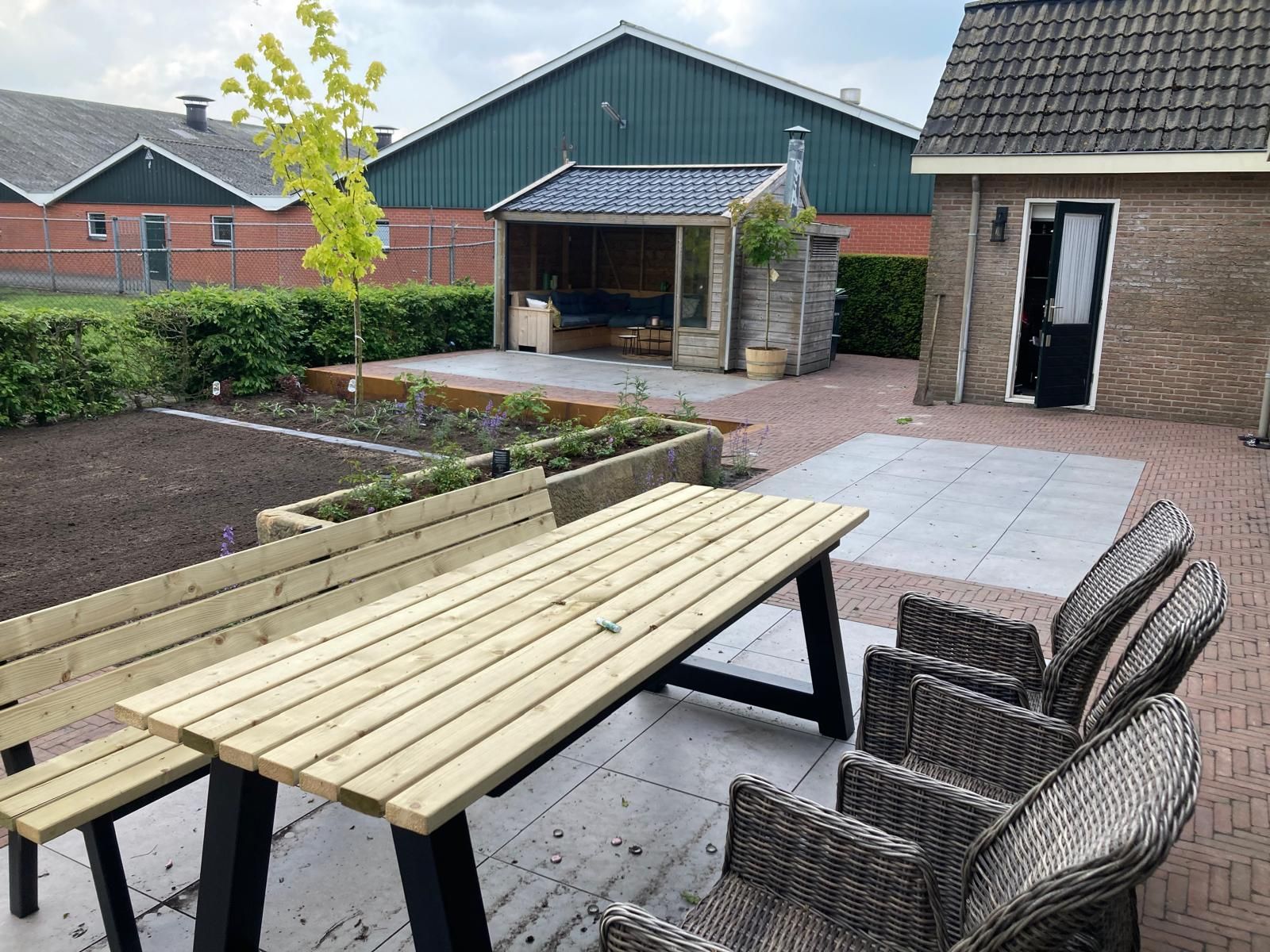 Tuinaanleg in Heemserveen