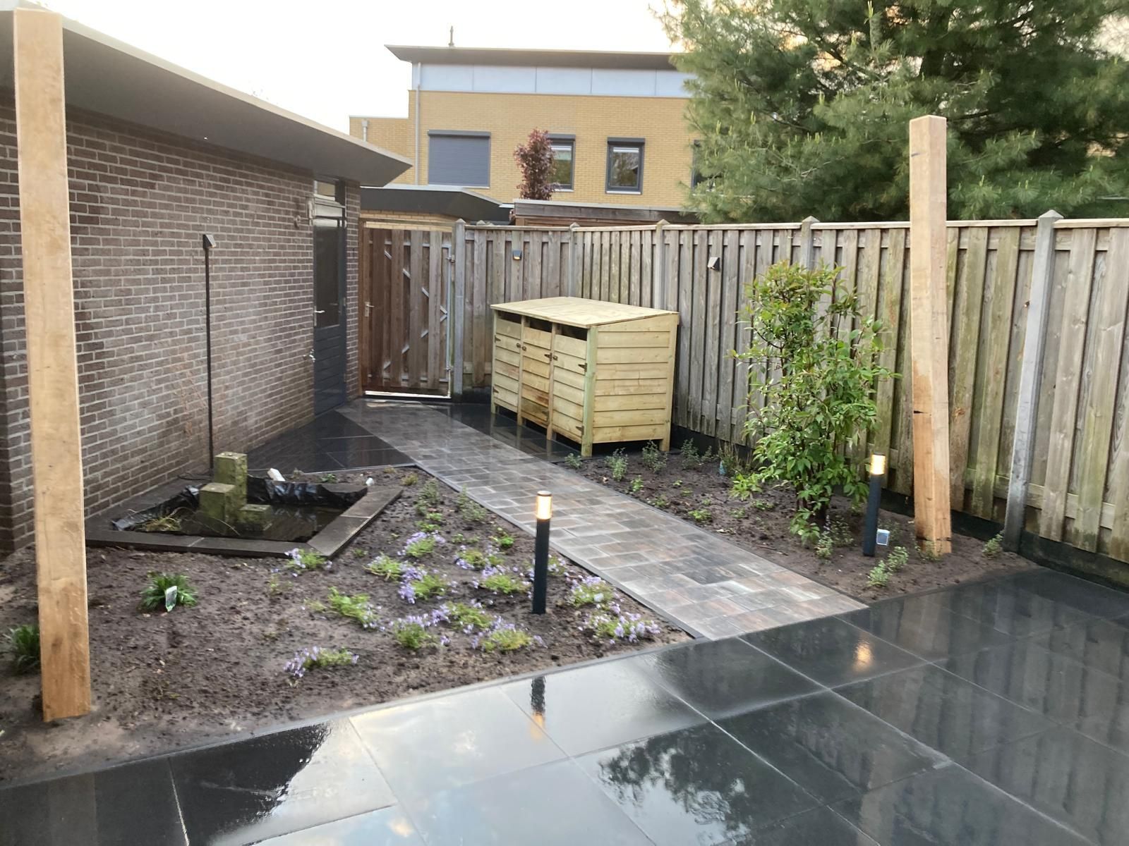 Aanleg tuin in Baalderveld