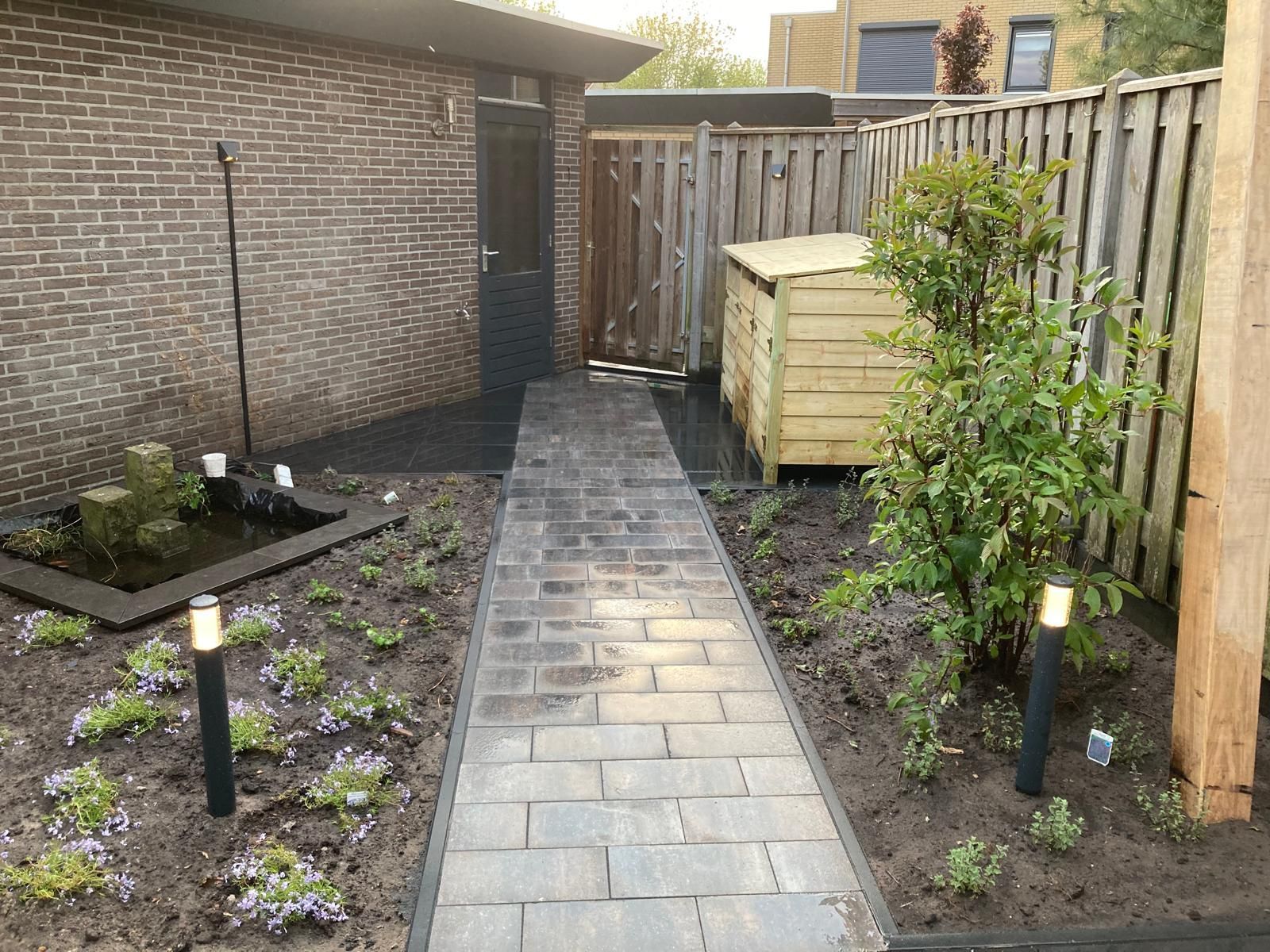 Aanleg tuin in Baalderveld