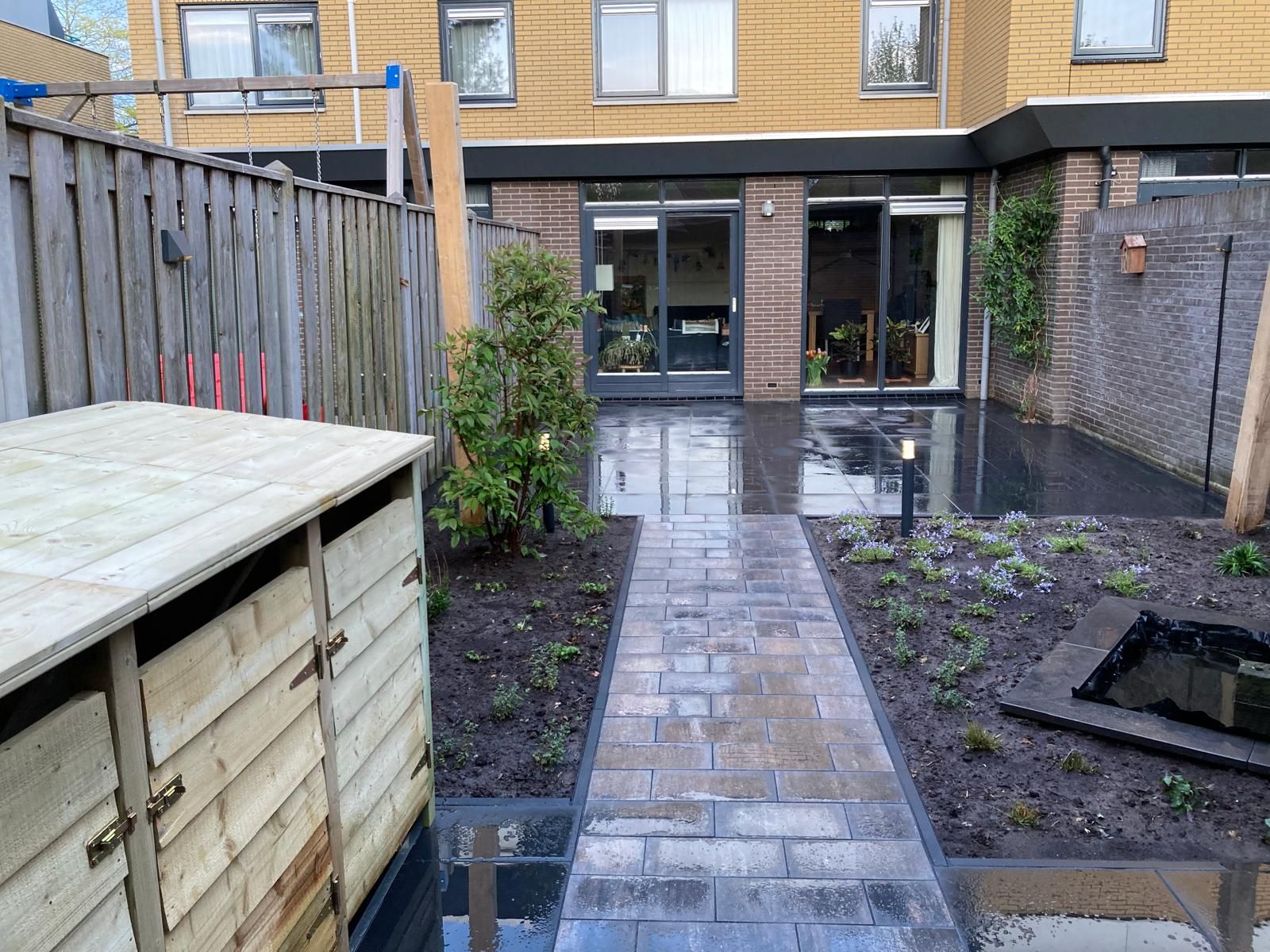 Aanleg tuin in Baalderveld