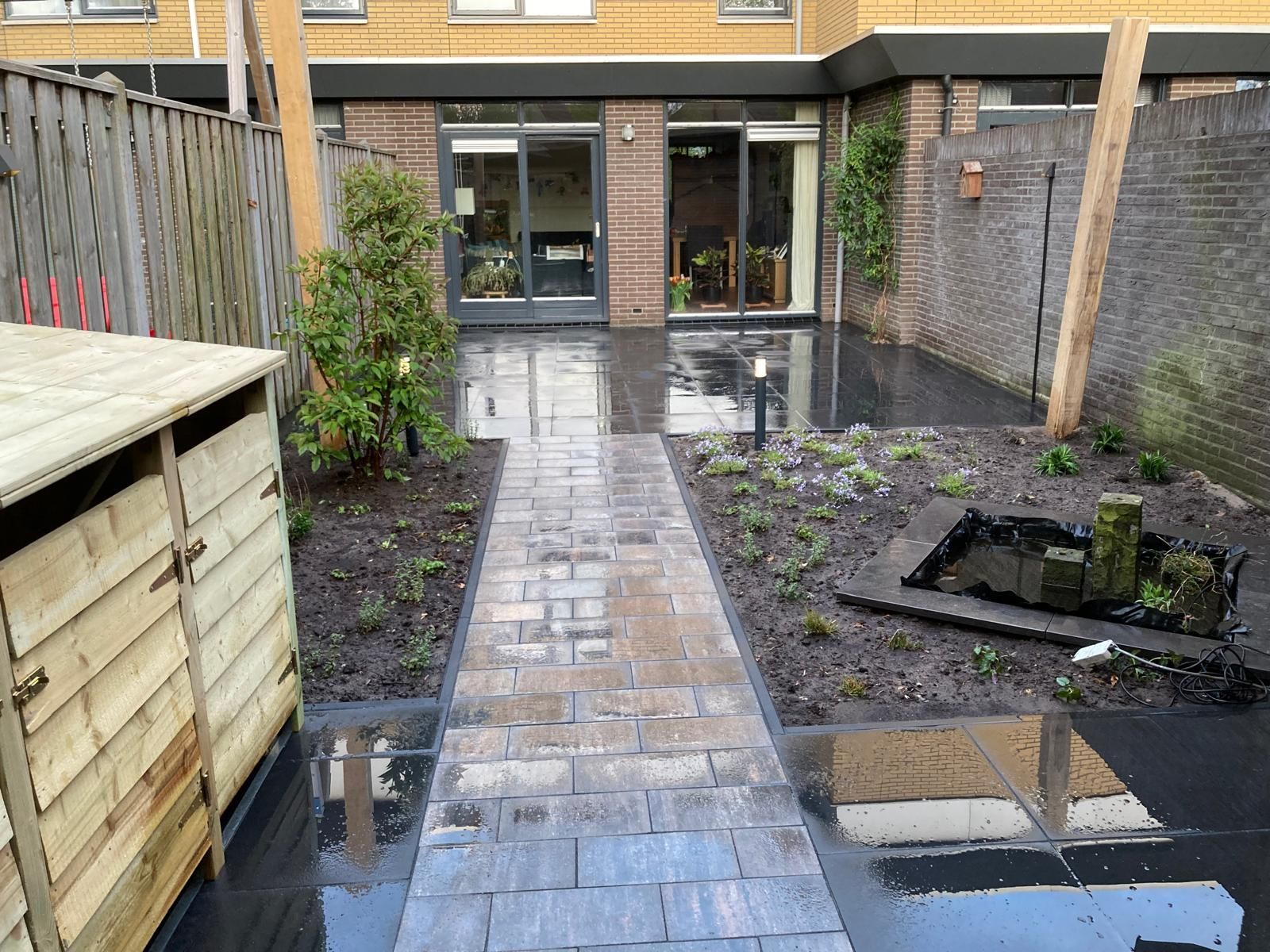 Aanleg tuin in Baalderveld