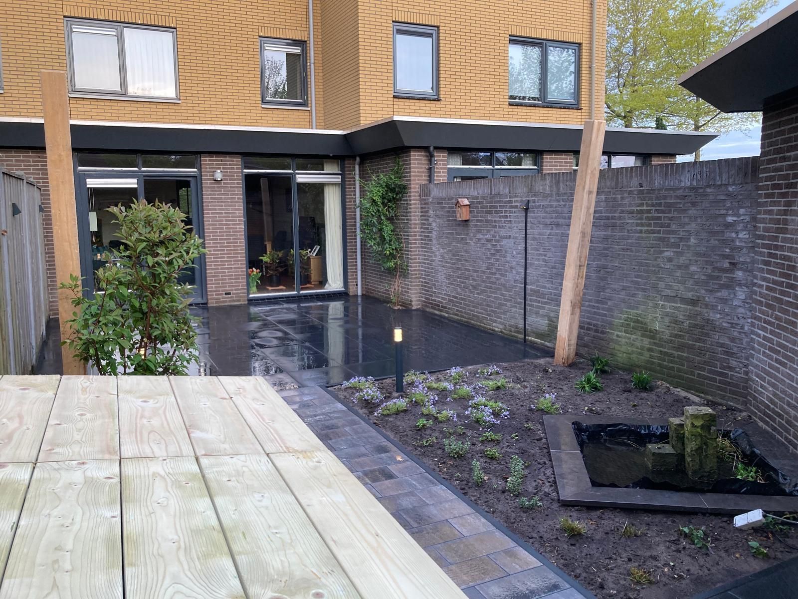 Aanleg tuin in Baalderveld