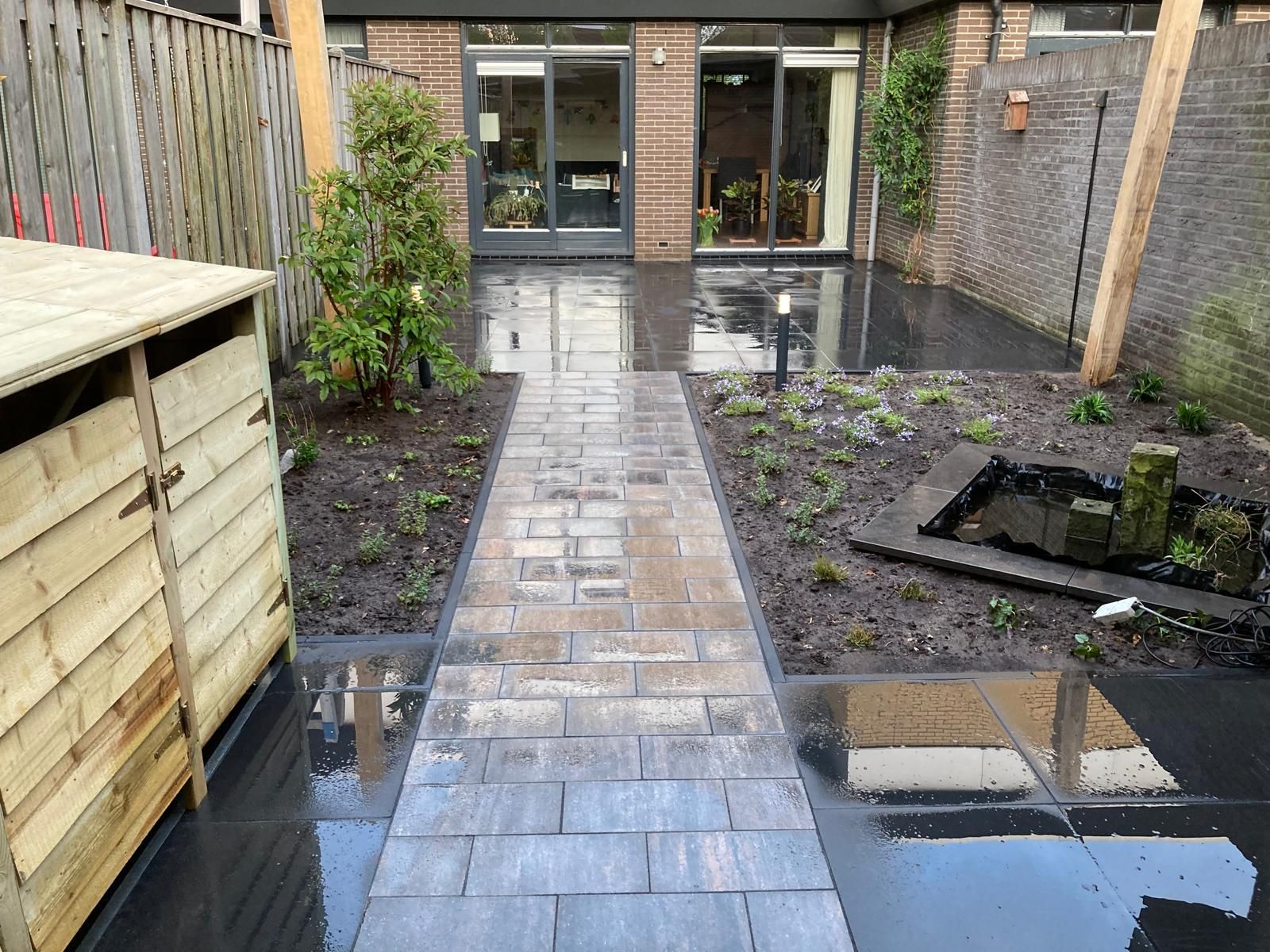 Aanleg tuin in Baalderveld