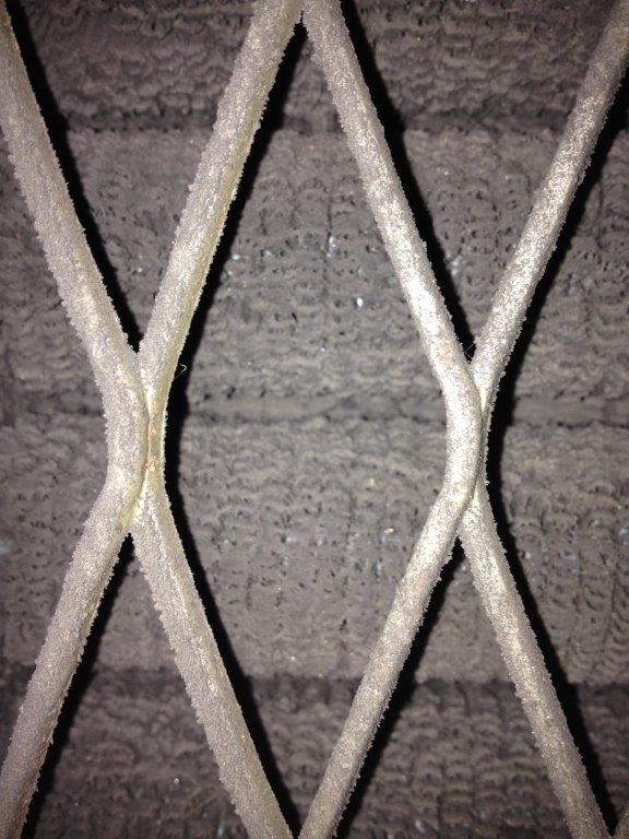 MG radiator before cleaning