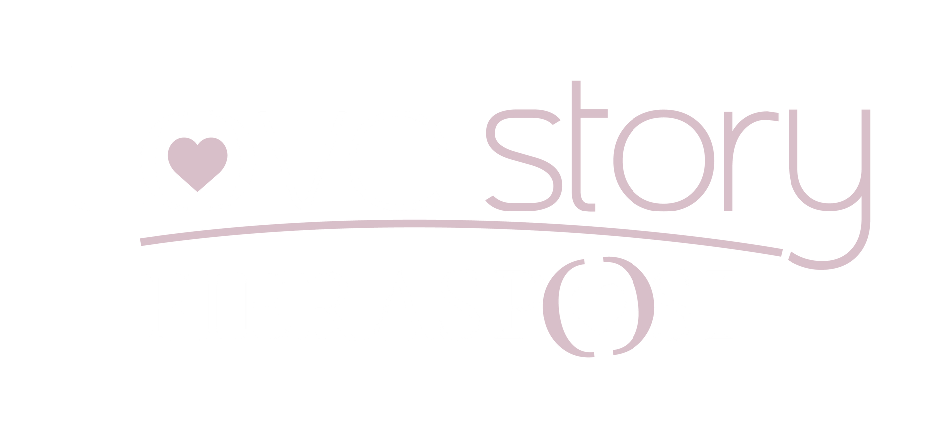 La parola Love Story Fiera Sposi è scritta in rosa e bianco su uno sfondo nero