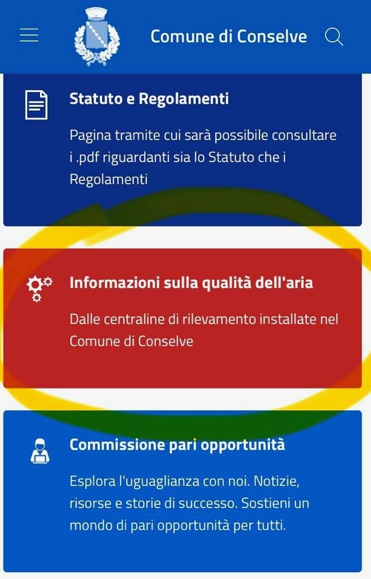 Modulo SmartMuni per la raccolta di segnalazioni di molestie olfattive