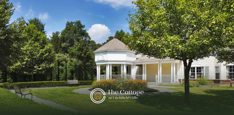 The outside of The Cottage at Litchfield Hills