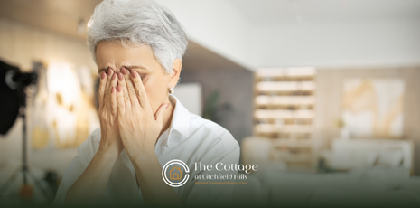 A memory care resident experiencing anxiety
