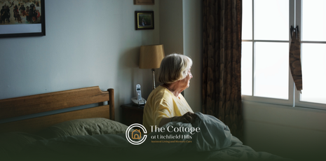 A patient with dementia wakes up during nighttime