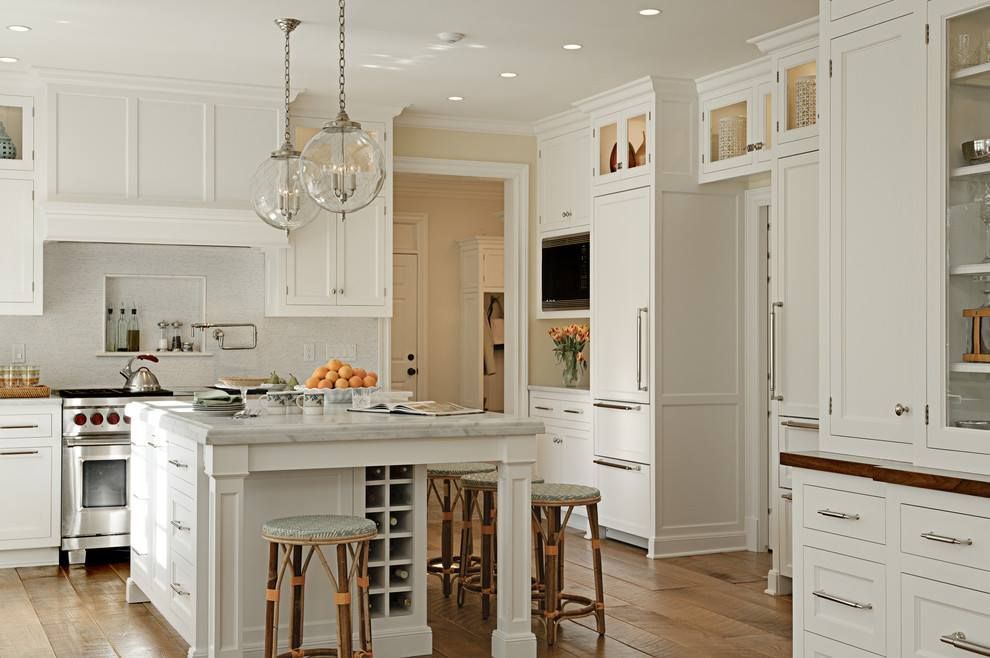 A Beautiful White Kitchen - San Diego, CA - Acadia Design & Construction