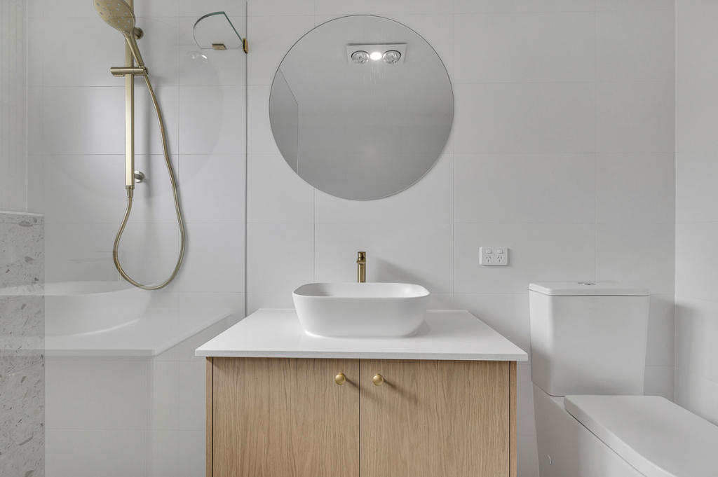 bathroom vanity with mirror