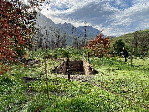 mountains west of Greyton Farms' property
