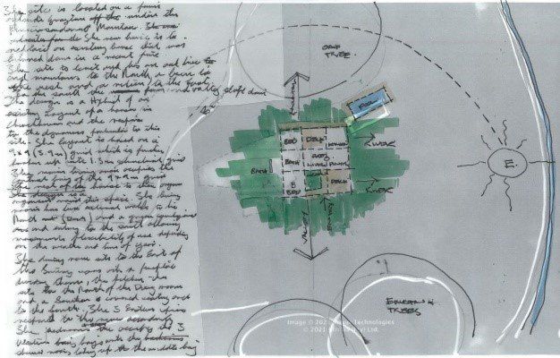 site orientation sketch for Greyton Farms