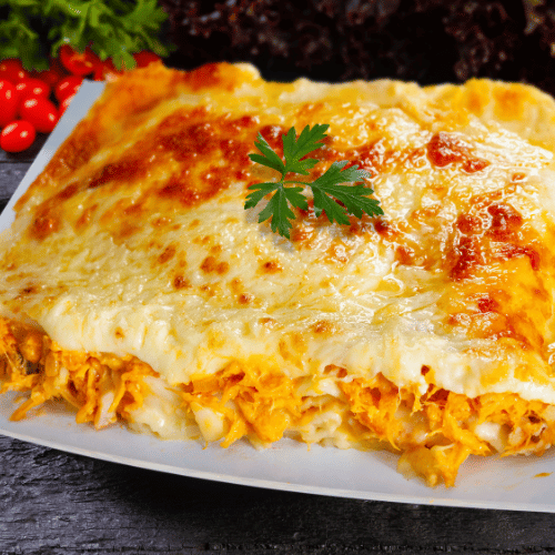 Lasanha Frango com Requeijão