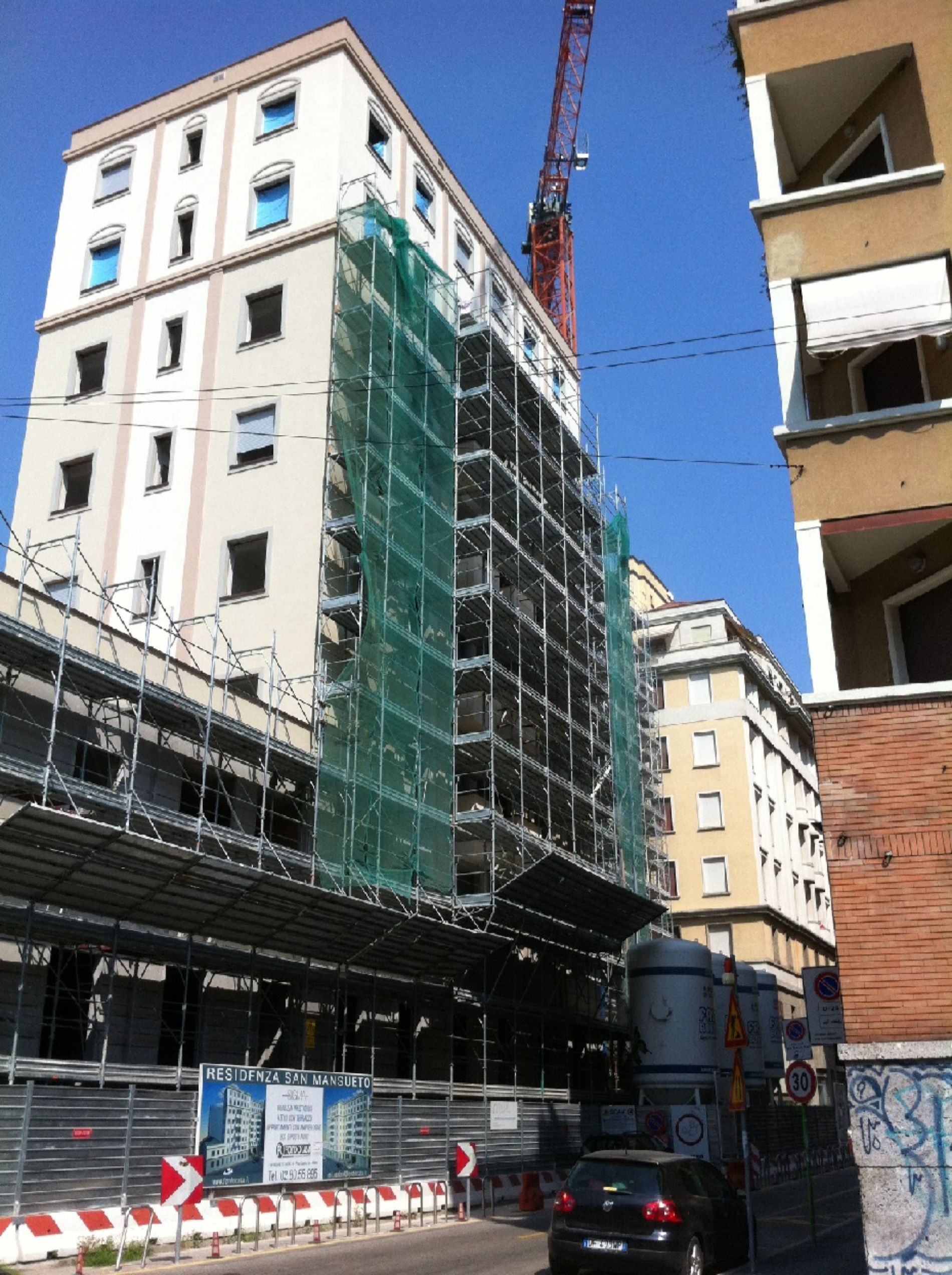 Edificio in ristrutturazione