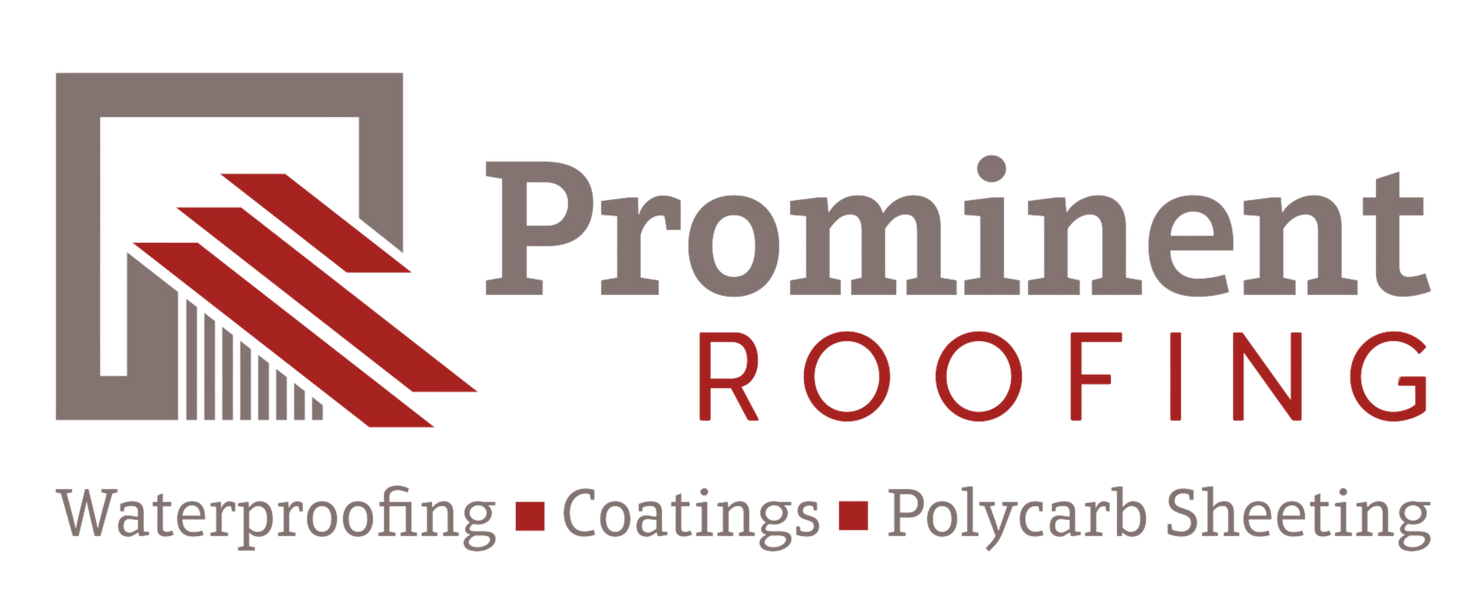 Prominent Roofing Logo | Waterproofing | Coatings | Polycarb sheeting