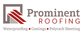 Prominent Roofing Logo | Waterproofing | Coatings | Polycarb sheeting