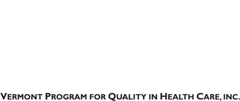 The logo for Vermont Program for Quality in Health Care , Inc.