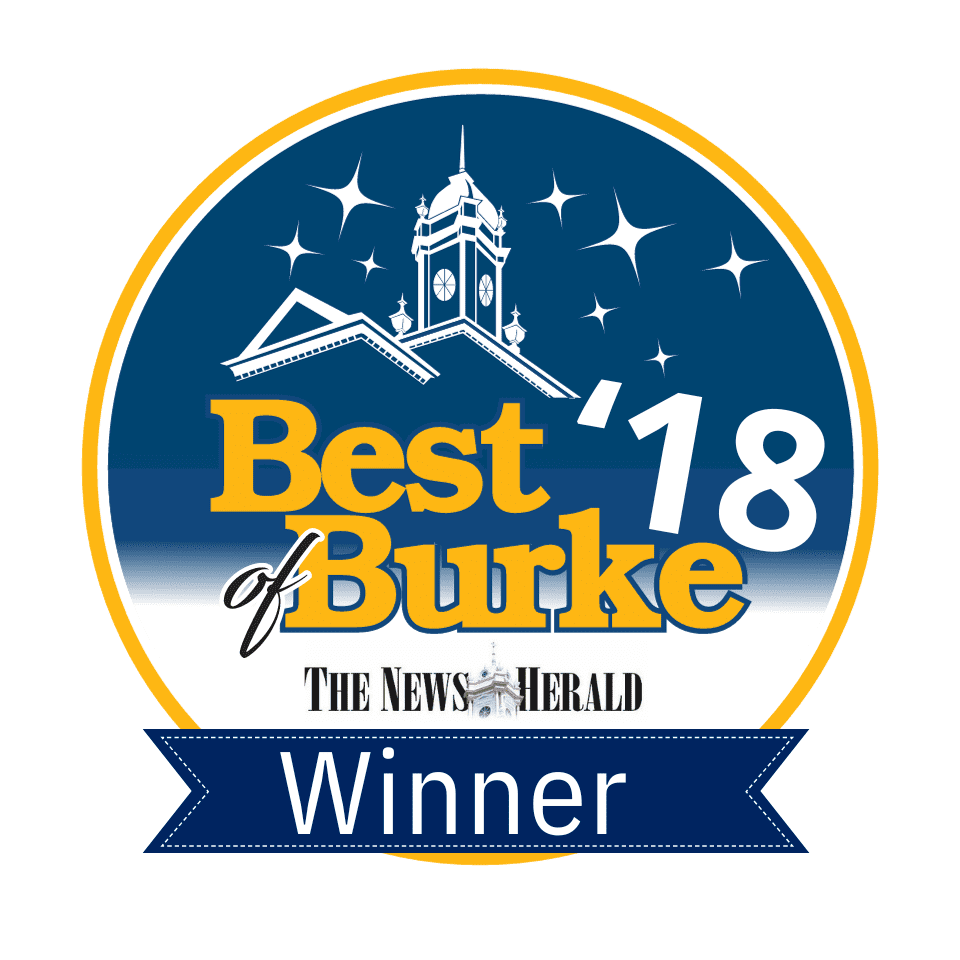 Best of Burke Winner Badge | Top Orthodontist in 2018 | Hickory & Morganton NC