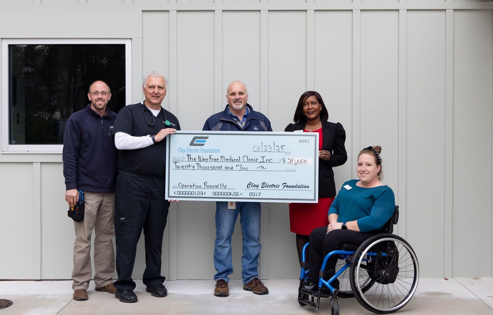 Clay Electric Grant Award with Andrea Crowder