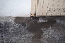 water leak in driveway