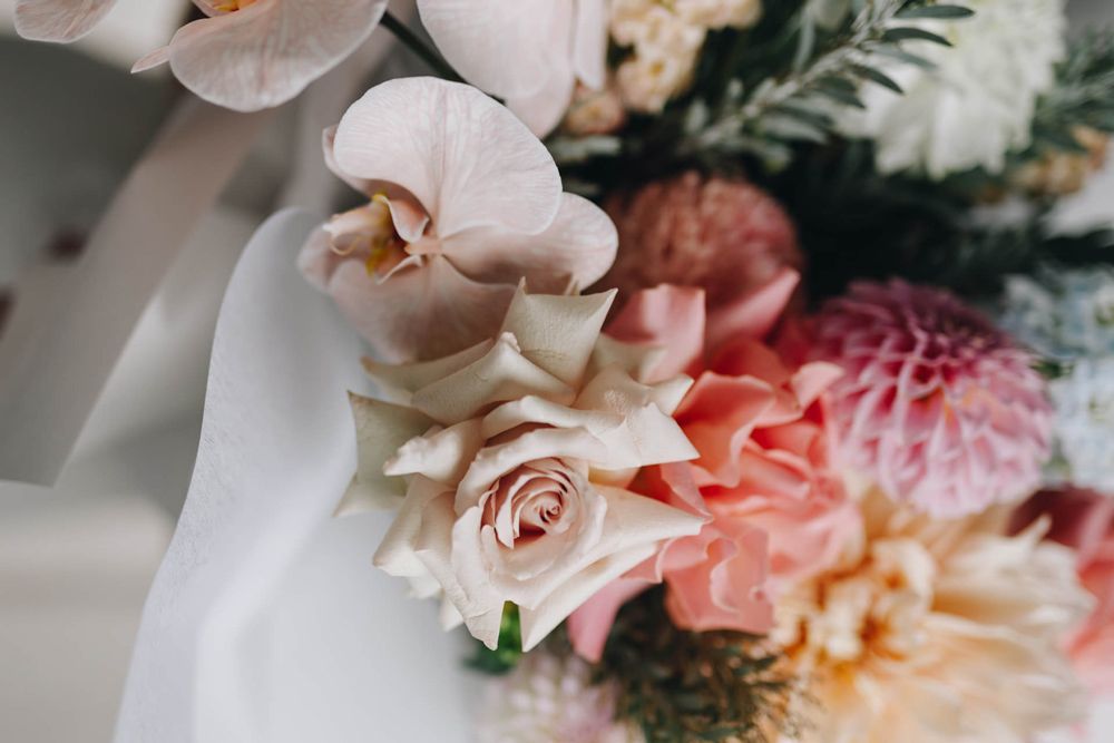 Different Varieties of Fresh Pastel Flowers