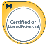 Certified or Licensed Badge
