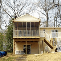 A Picture Of A House With A Deck — Millersville, MD — Chesapeake Construction, Inc.