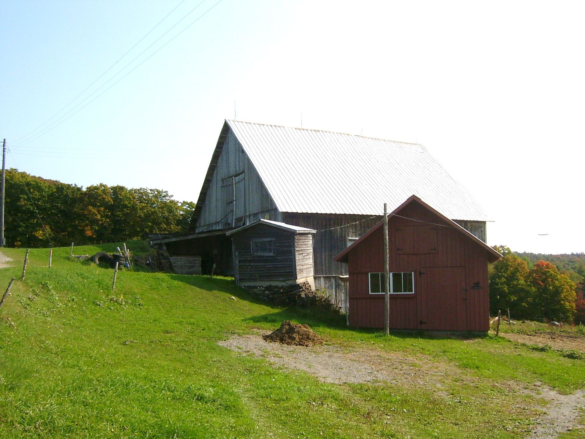 View of Raymond Berry Barn.