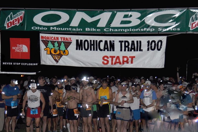 Mohican Trail 100 start.