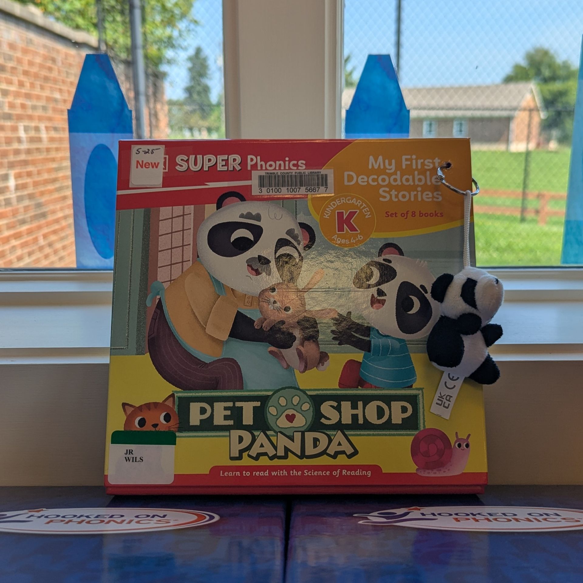 A box with Pandas on the front with the title 'pet shop panda'