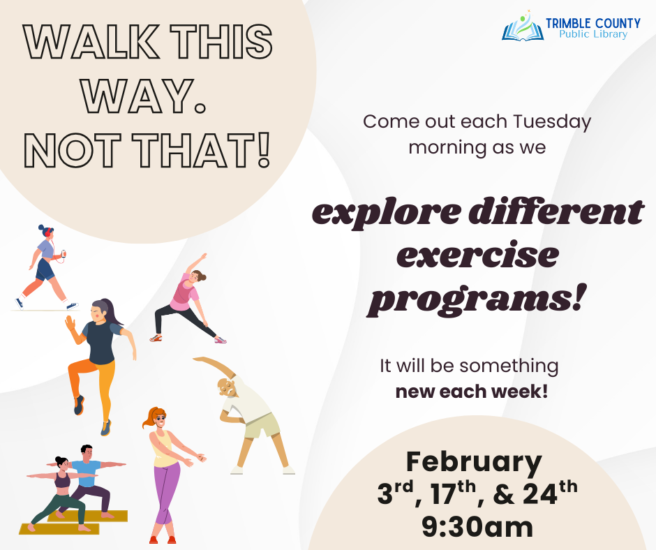 Flyer promoting a Tuesday morning exercise program. Text: 