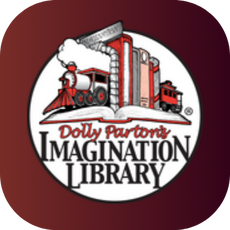 A logo for dolly parton 's imagination library