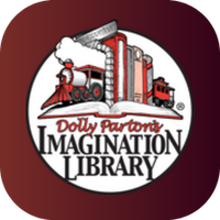 A logo for dolly parton 's imagination library