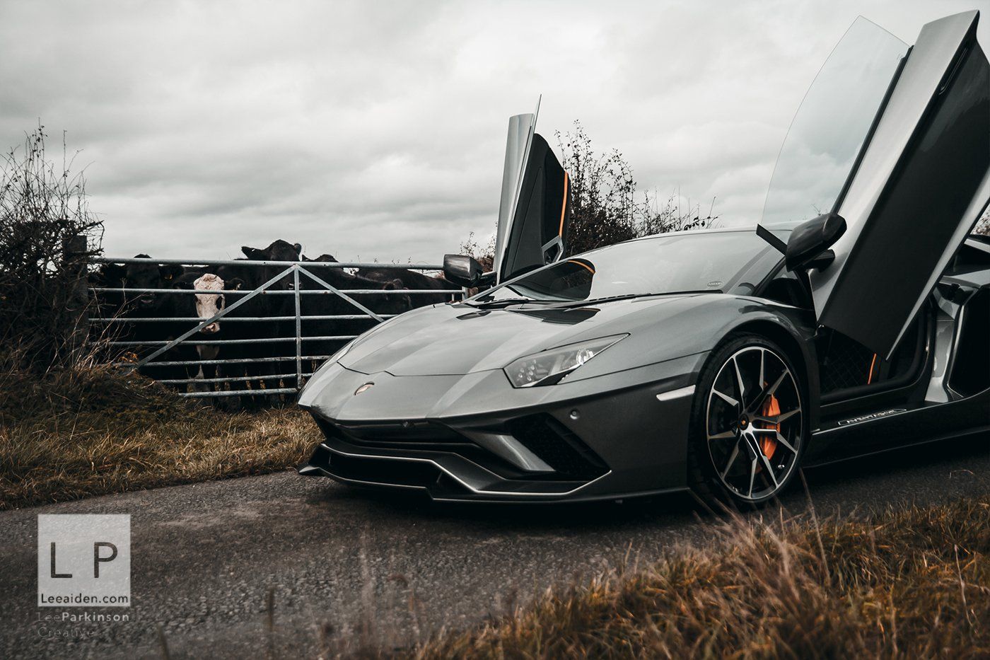 Lamborghini Aventador S, in the Ribble Valley by Clitheroe, Lancashire Photographer Lee Parkinson