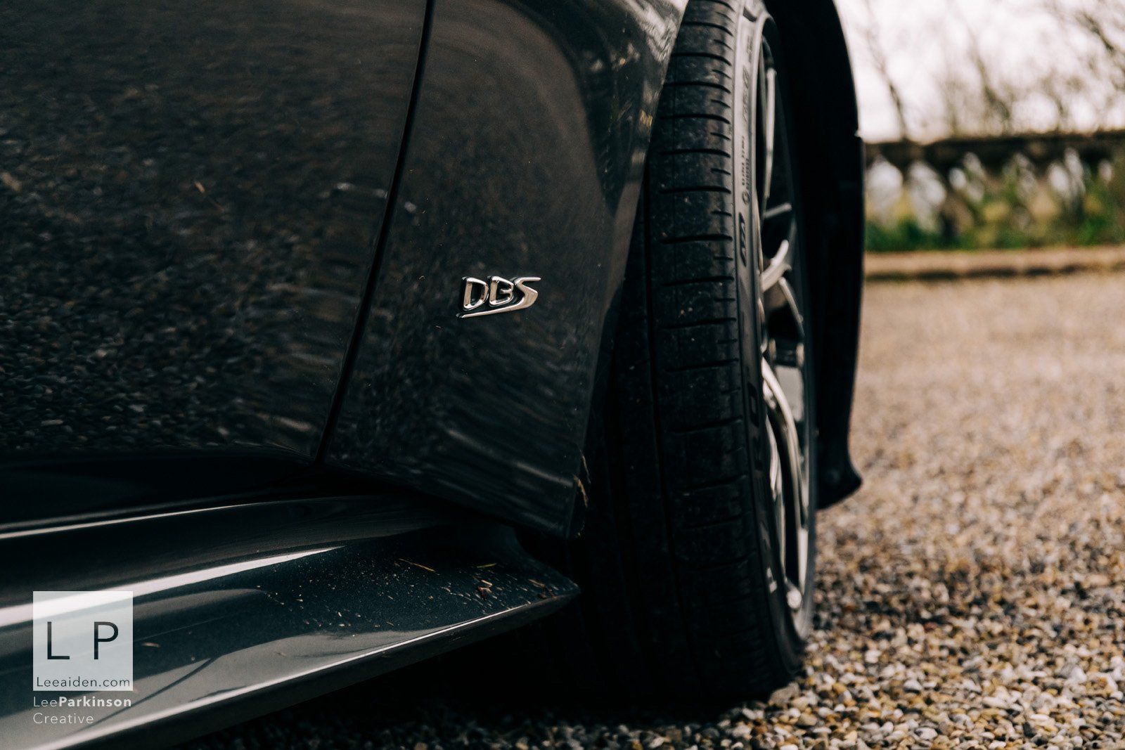 Photoshoot of the Aston Martin DBS Superleggera at Eaves Hall Clitheroe Lancashire by Wedding and Automotive Photographer