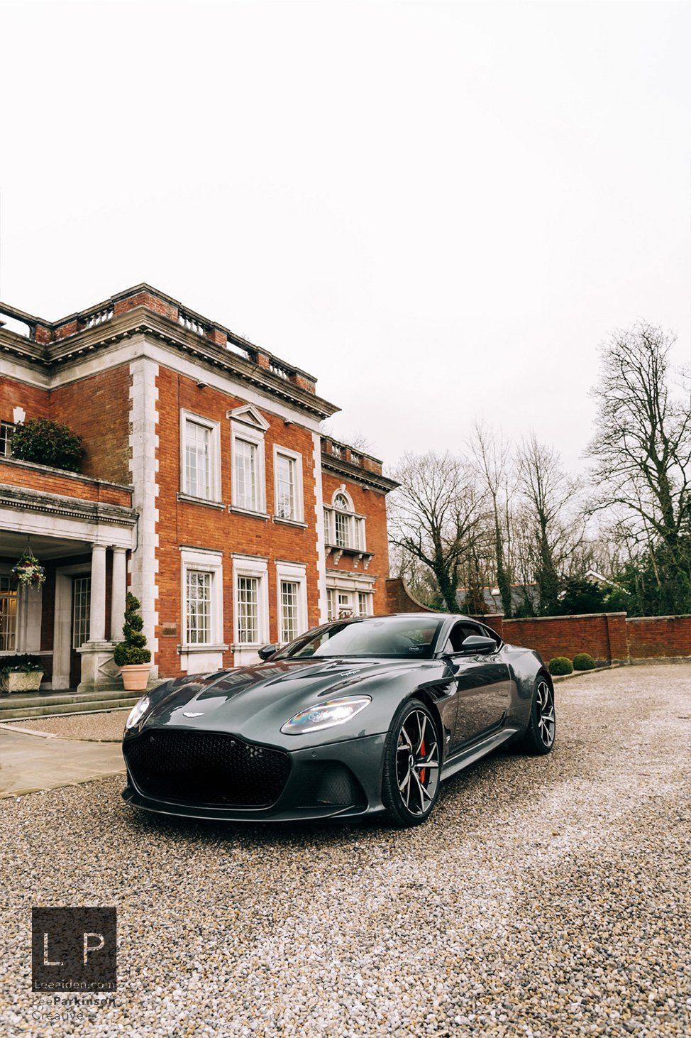 Photoshoot of the Aston Martin DBS Superleggera at Eaves Hall Clitheroe Lancashire by Wedding and Automotive Photographer