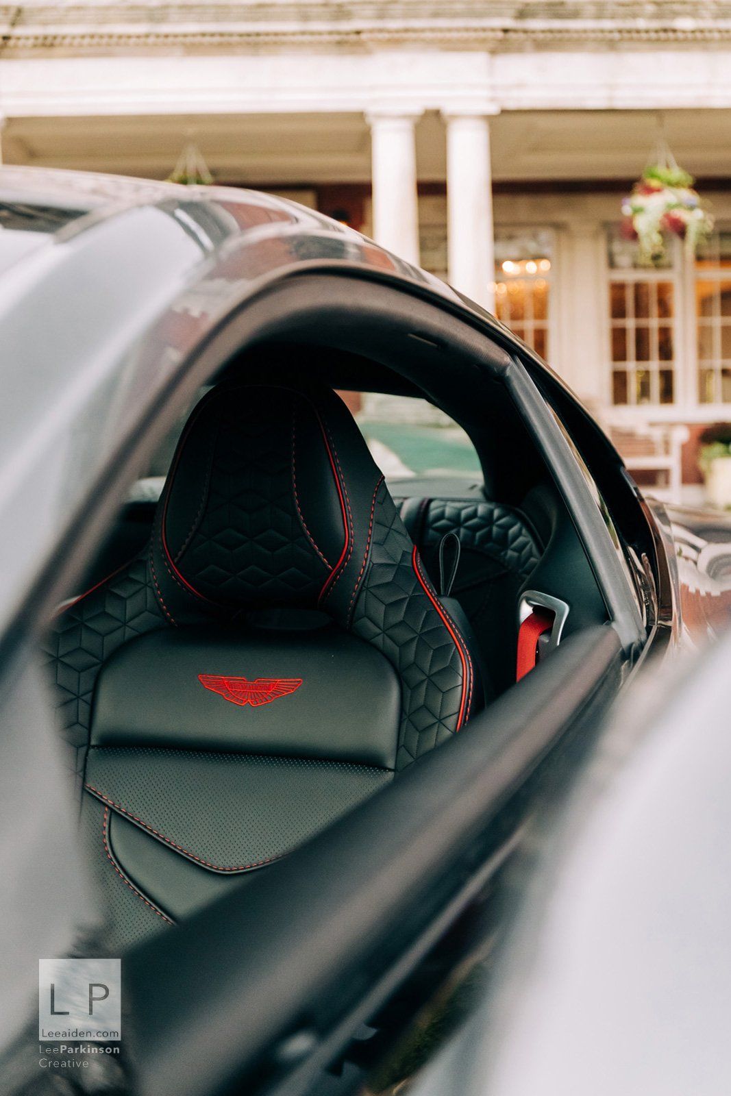 Photoshoot of the Aston Martin DBS Superleggera at Eaves Hall Clitheroe Lancashire by Wedding and Automotive Photographer