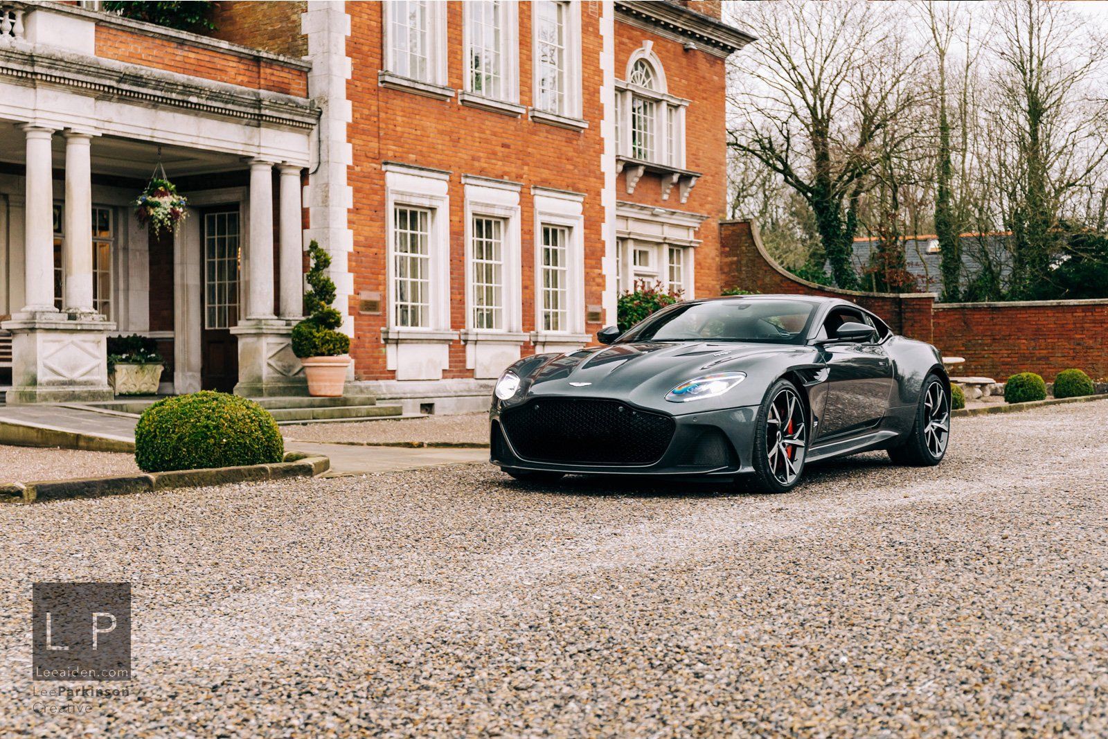 Photoshoot of the Aston Martin DBS Superleggera at Eaves Hall Clitheroe Lancashire by Wedding and Automotive Photographer