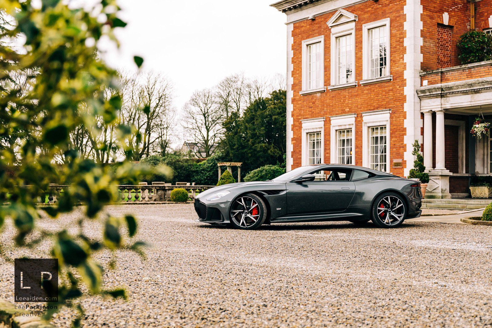 Photoshoot of the Aston Martin DBS Superleggera at Eaves Hall Clitheroe Lancashire by Automotive Photographer