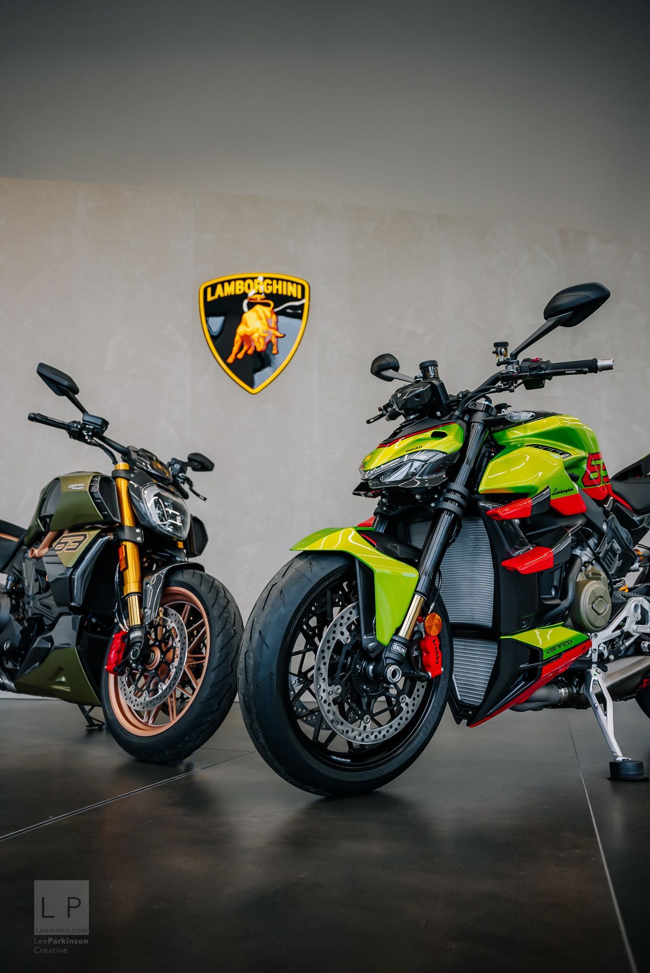 Ducati Streetfight Diavel Lamborghini - Automotive Motorcycle Photographer Lee Parkinson Leeds 