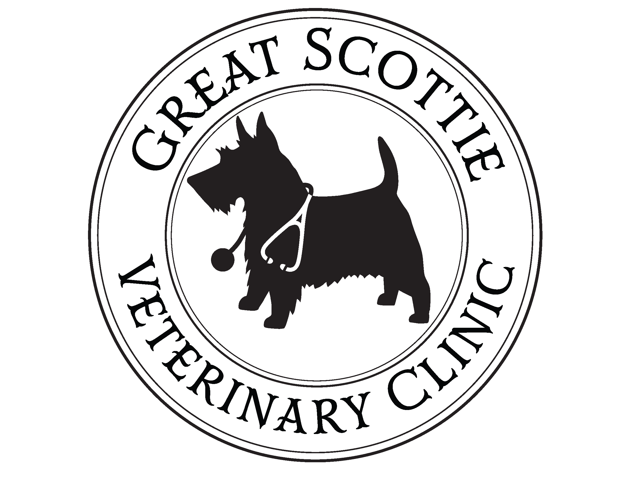 Great Scottie Veterinary Clinic logo.