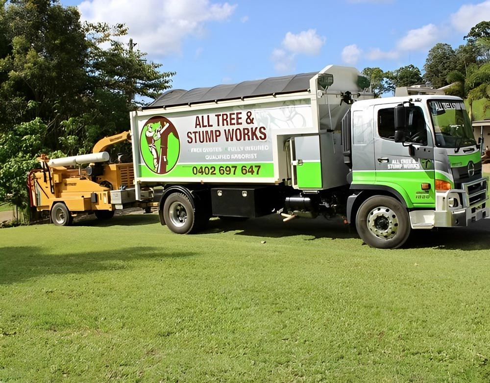 Large Arborist Truck — All Tree and Stump Works in Cobaki, NSW