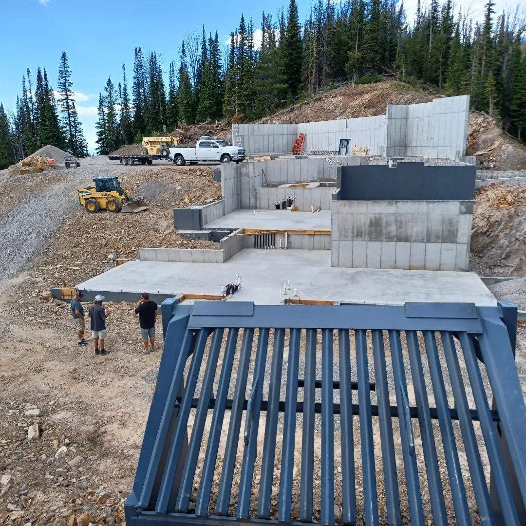 Construction Building In Slope Area