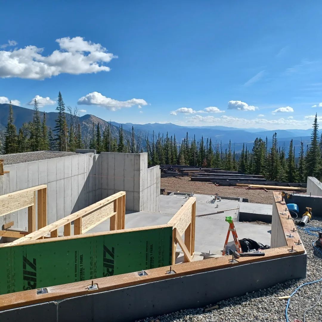 Process Of Construction Building In Slope Area