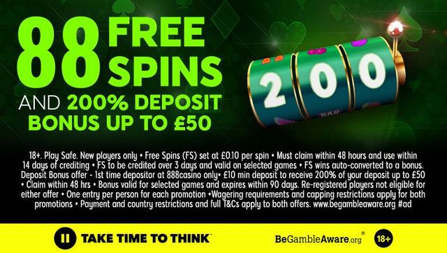 888 Casino Review | No Deposit Free Spins UK 2018