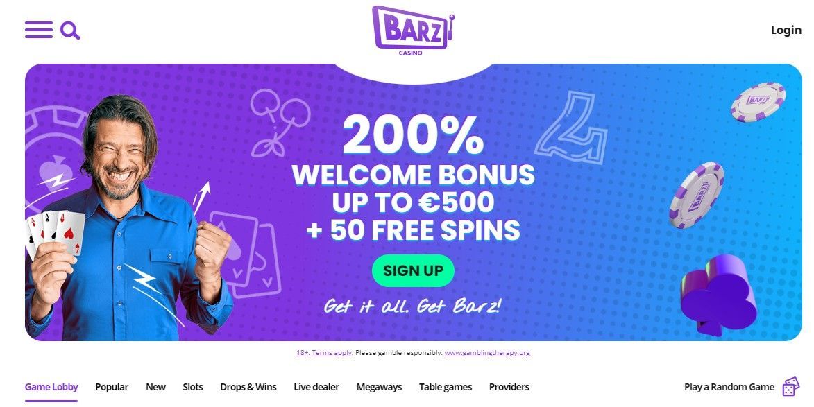barz online casino Offer from Go Gambling