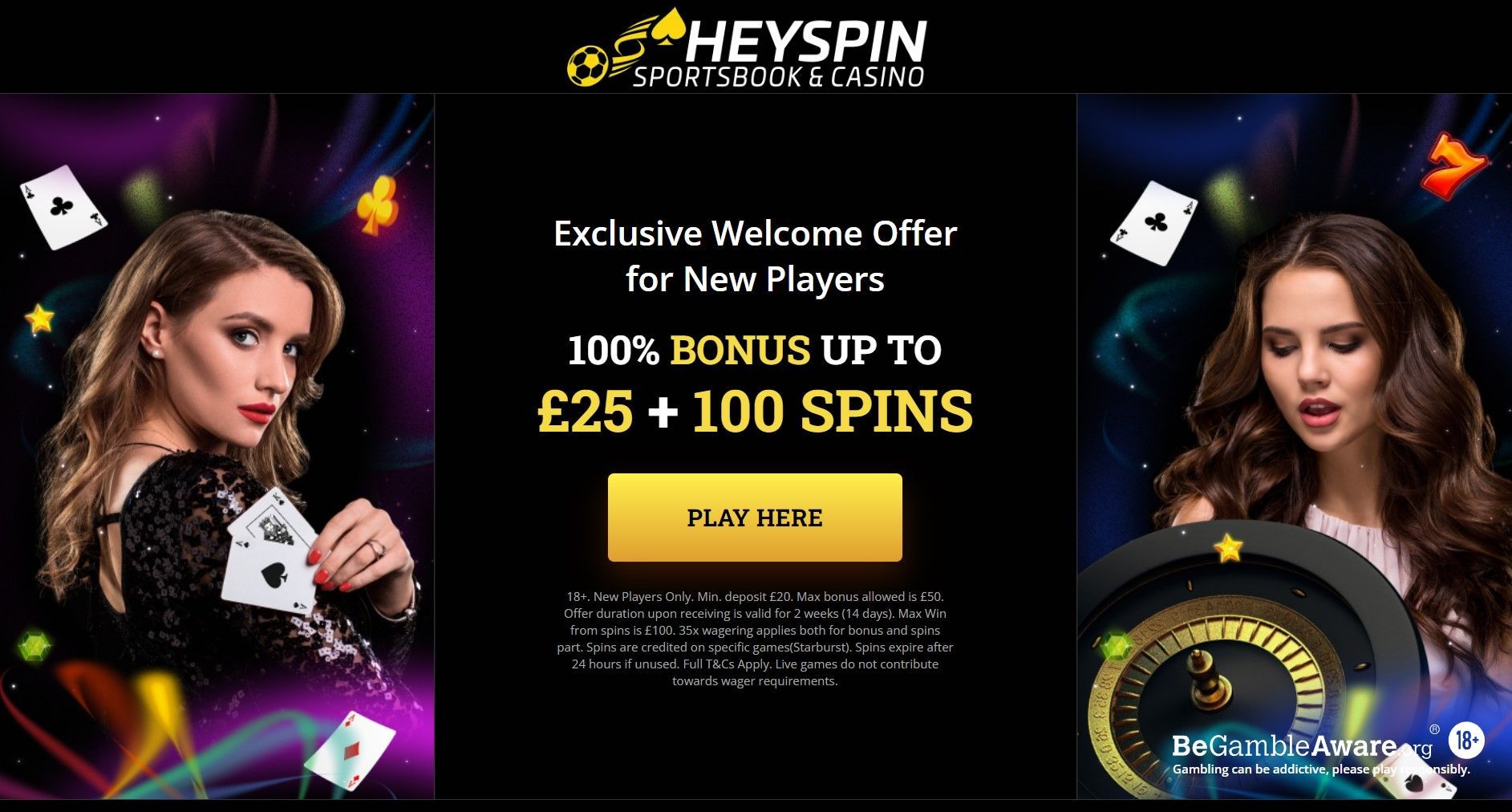 hey spin online casino Offer from Go Gambling